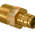 1135755 USYSTEMS штуцер с наружной резьбой латунный для труб PE-Xa 25-R3/4"НР, тип 1 '50Ф